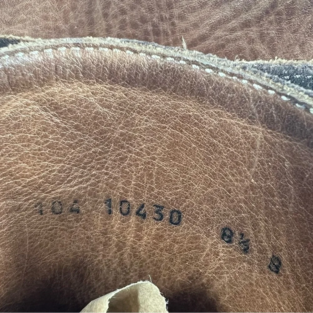 GUCCI Chocolate Brown Suede Biker Style Pull-on Low Heel Boots Size 8.5 - Picture 13 of 13